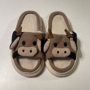gucci high-heeled slippers